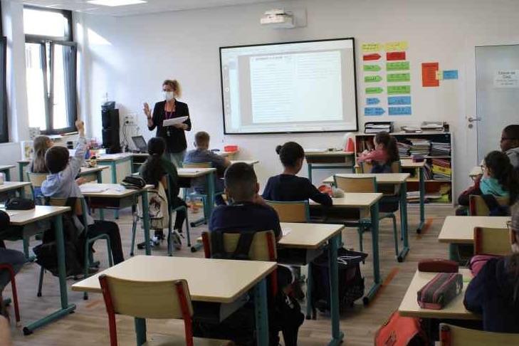 salle de classe de l'école morand